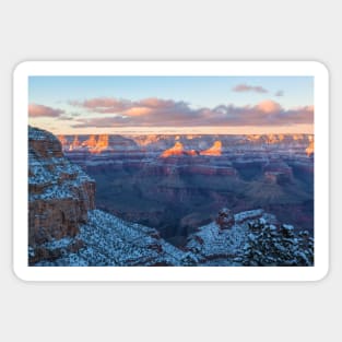 Grand Canyon in Winter Sticker